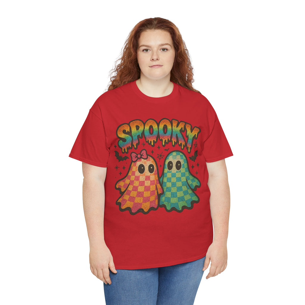 Spooky Pastel Ghosts Unisex Cotton Tee