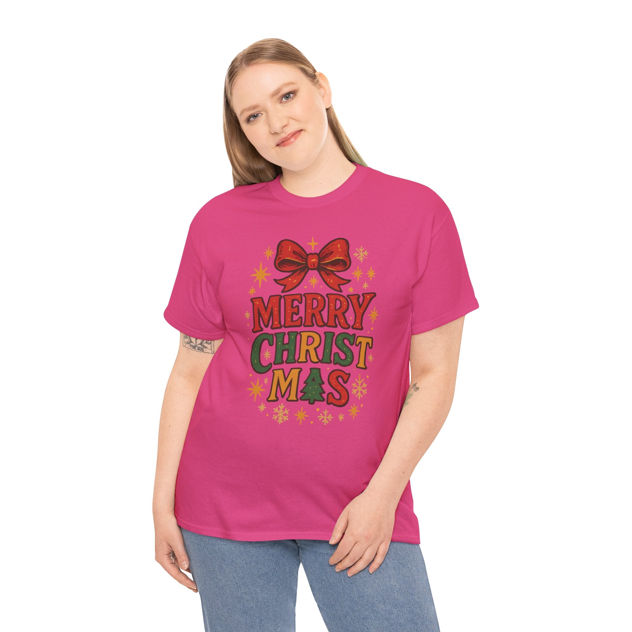Merry Christmas Unisex Cotton Tee