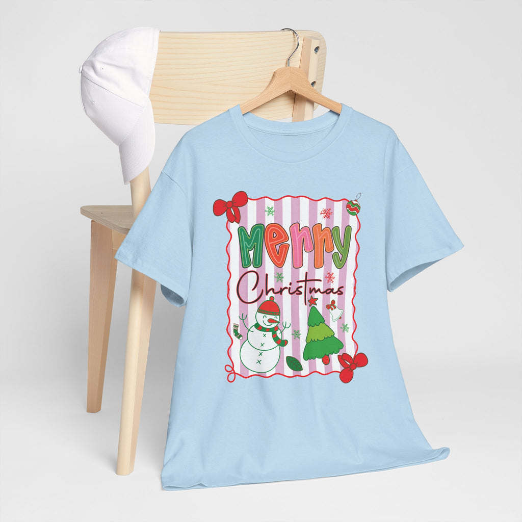 Christmas Snowman Unisex Cotton Tee