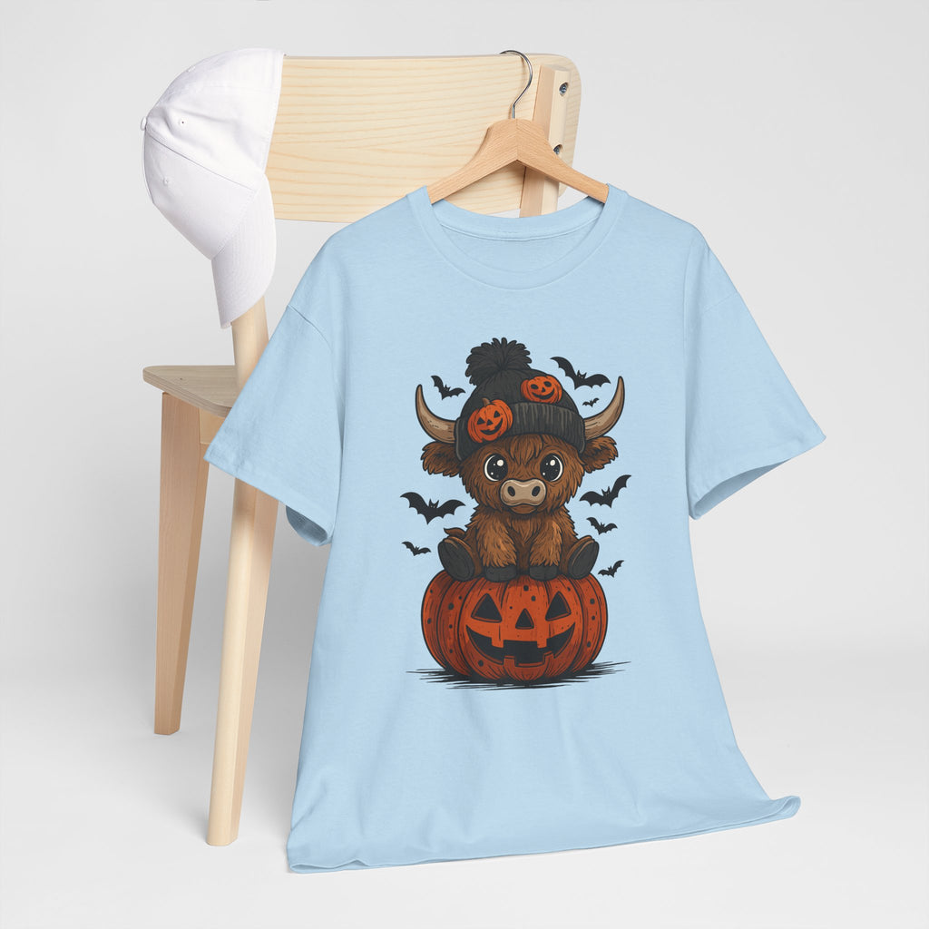 Halloween Cow Unisex Cotton Tshirt