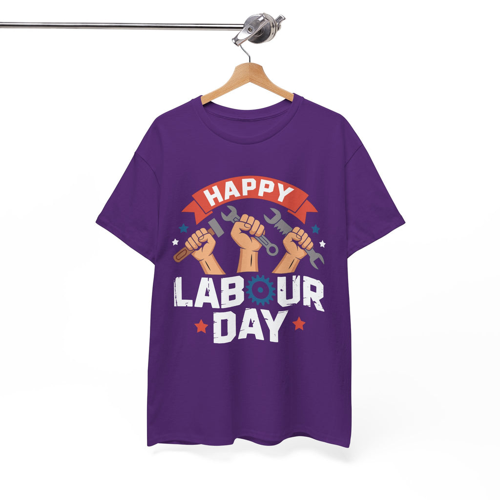 Happy US Labour Day Unisex Heavy Cotton T-Shirt