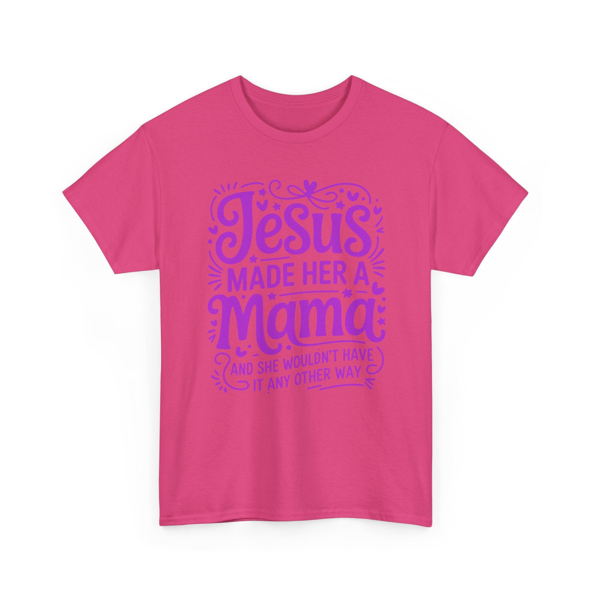 Jesus Made Her a Mama — Christian MamaUnisex Cotton T-Shirt