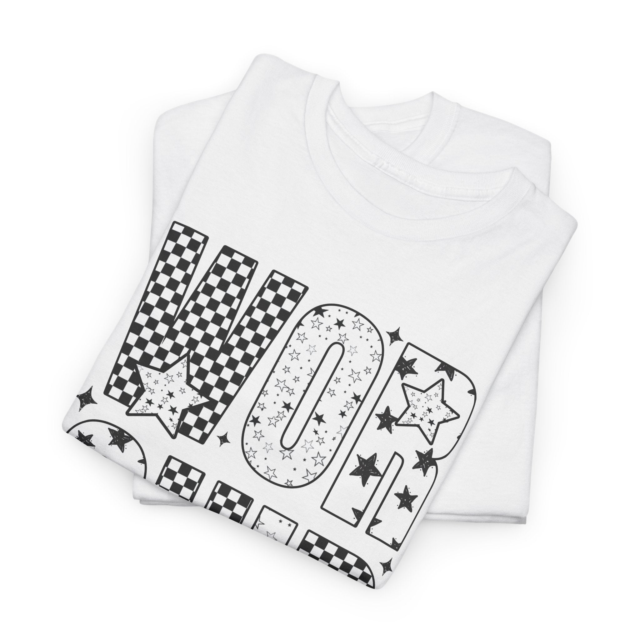 WORSHIP Through The Worry Checkerboard Unisex Cotton Tee