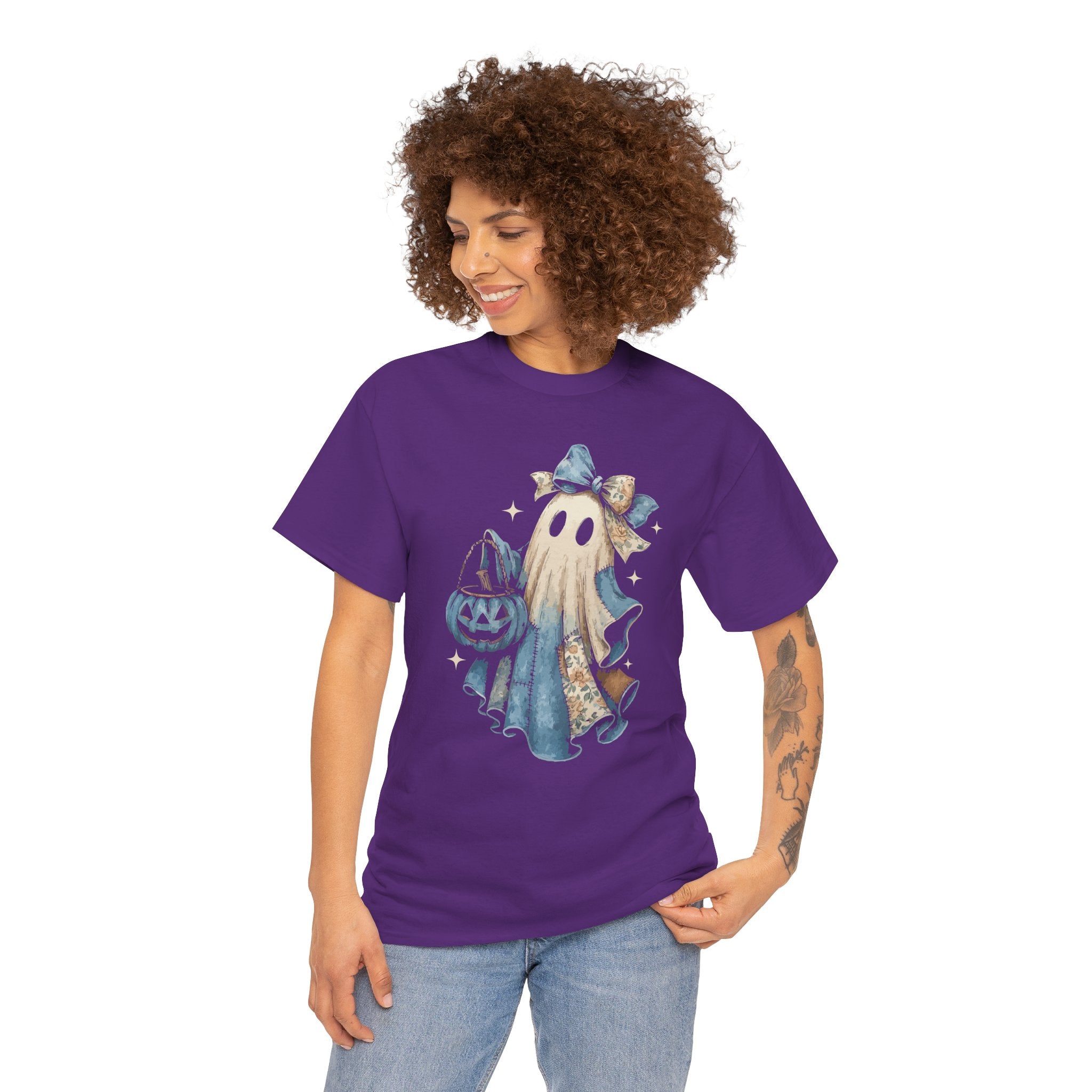 Ghost Halloween Unisex Cotton Tee