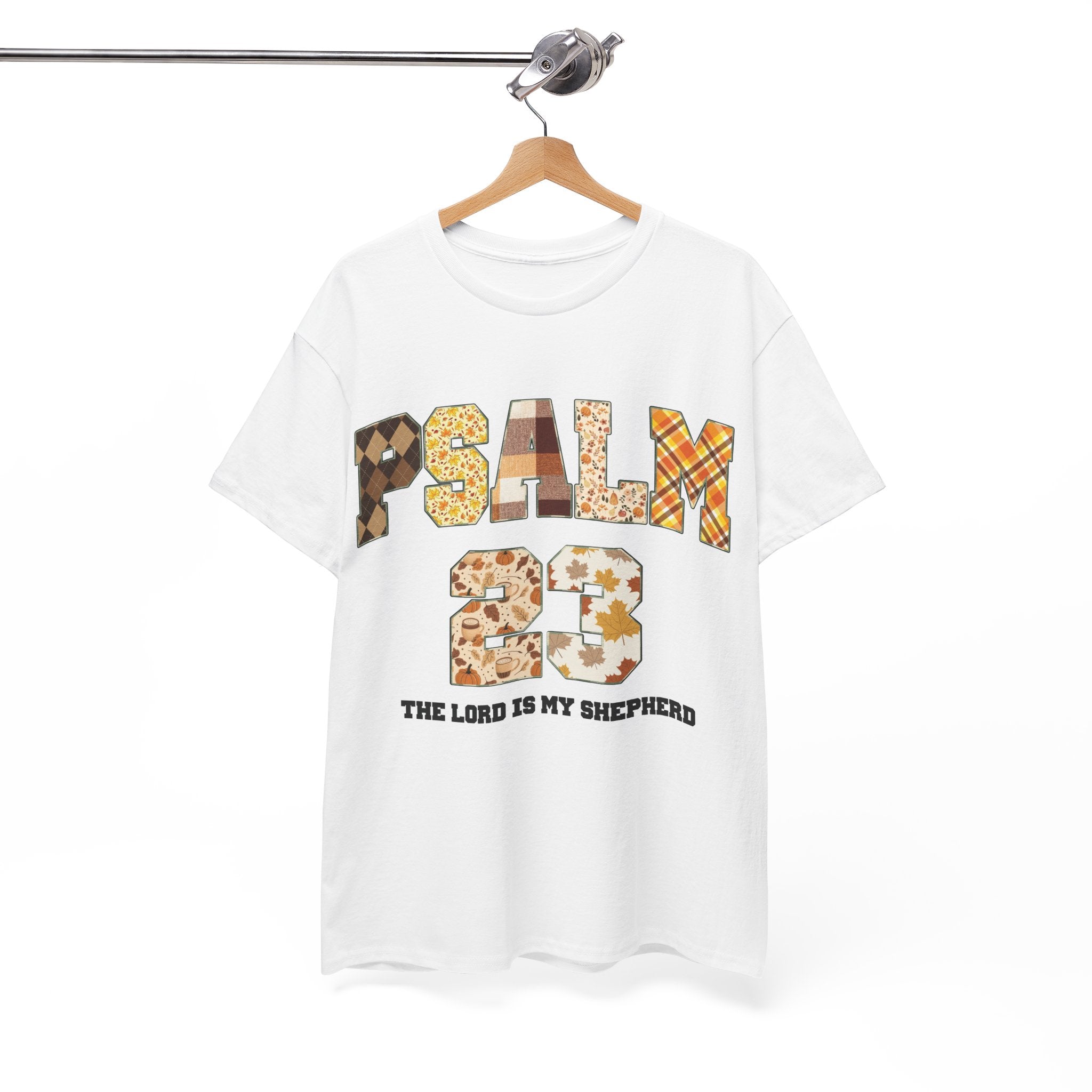 Psalm 23 Patchwork Unisex Cotton Tee