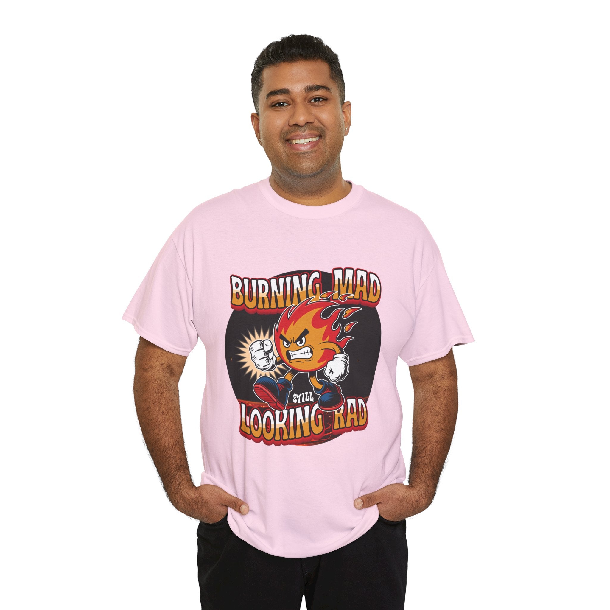 Burning Mad Looking Rad Unisex Tee
