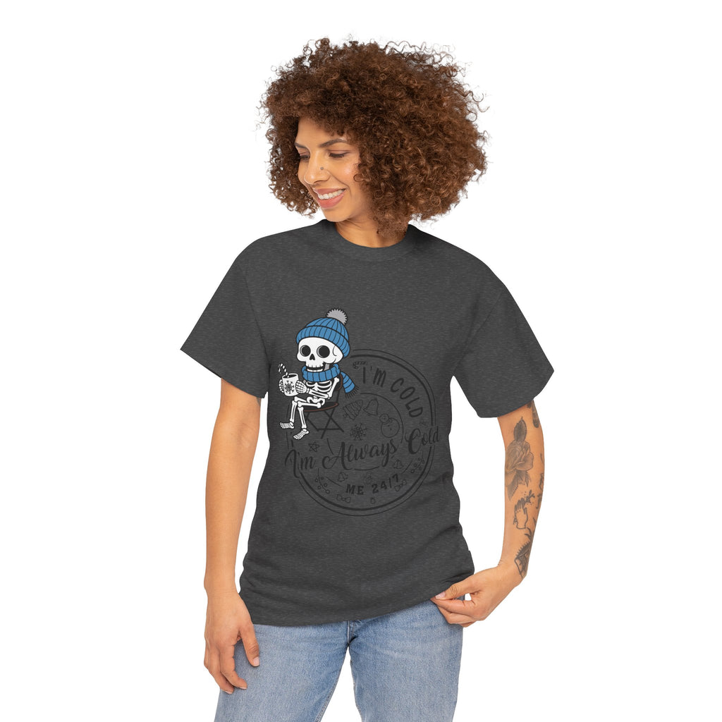 Cozy Skeleton Unisex Cotton Tee