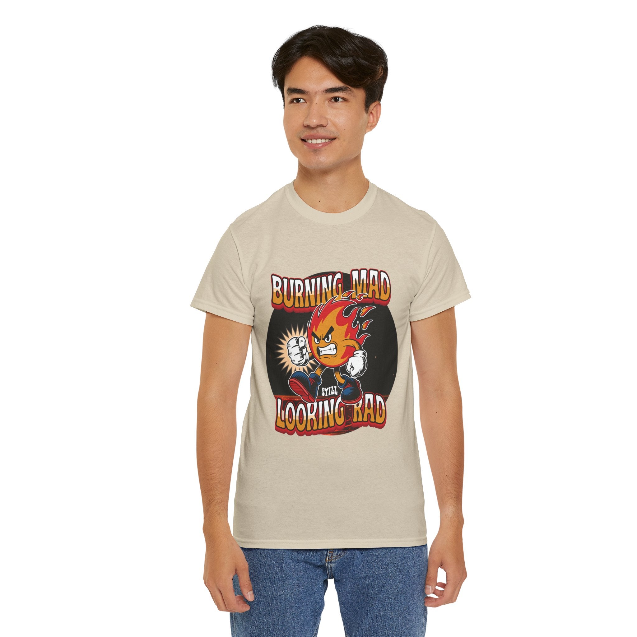 Burning Mad Looking Rad Unisex Tee