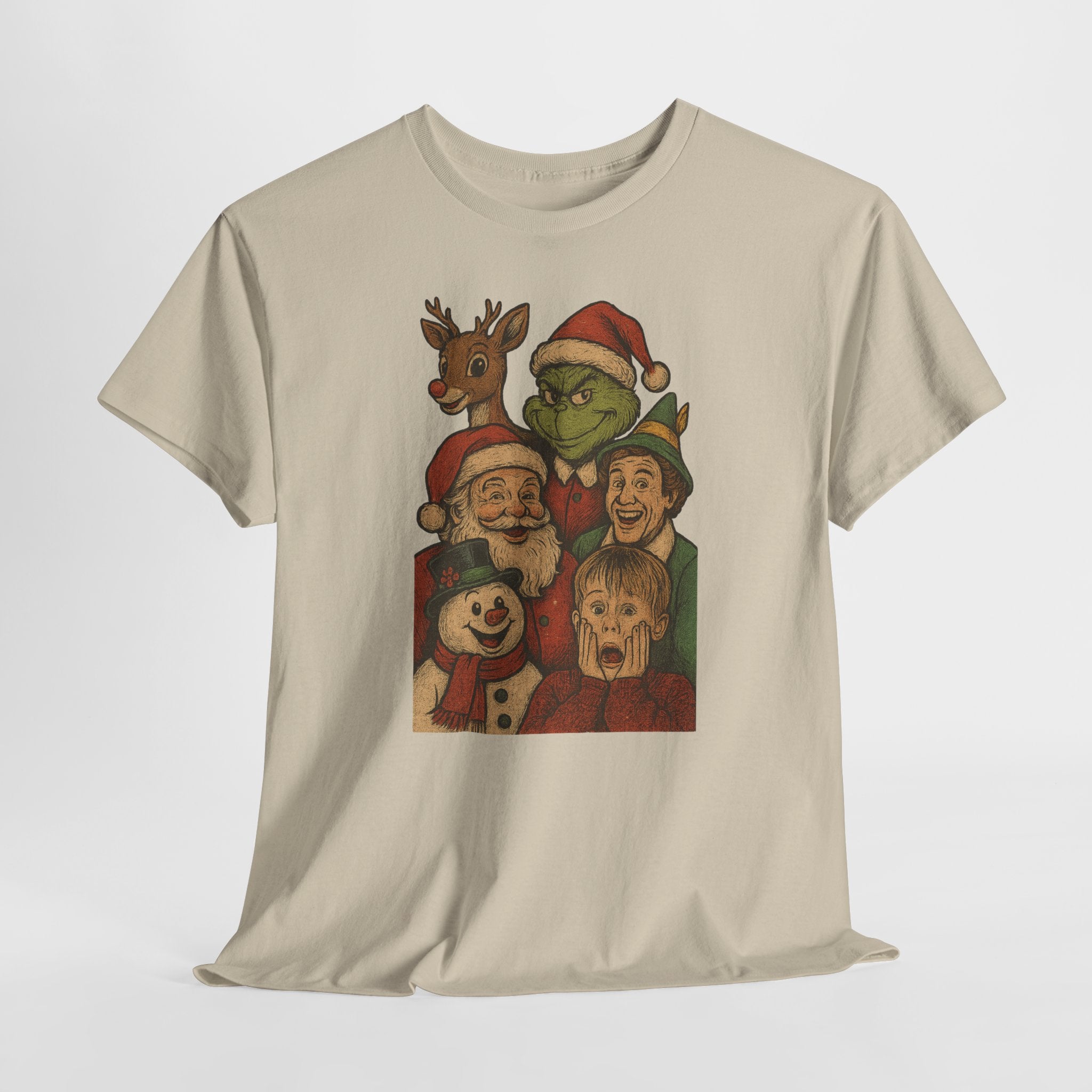 Christmas Icon Vintage Unisex Cotton Tee
