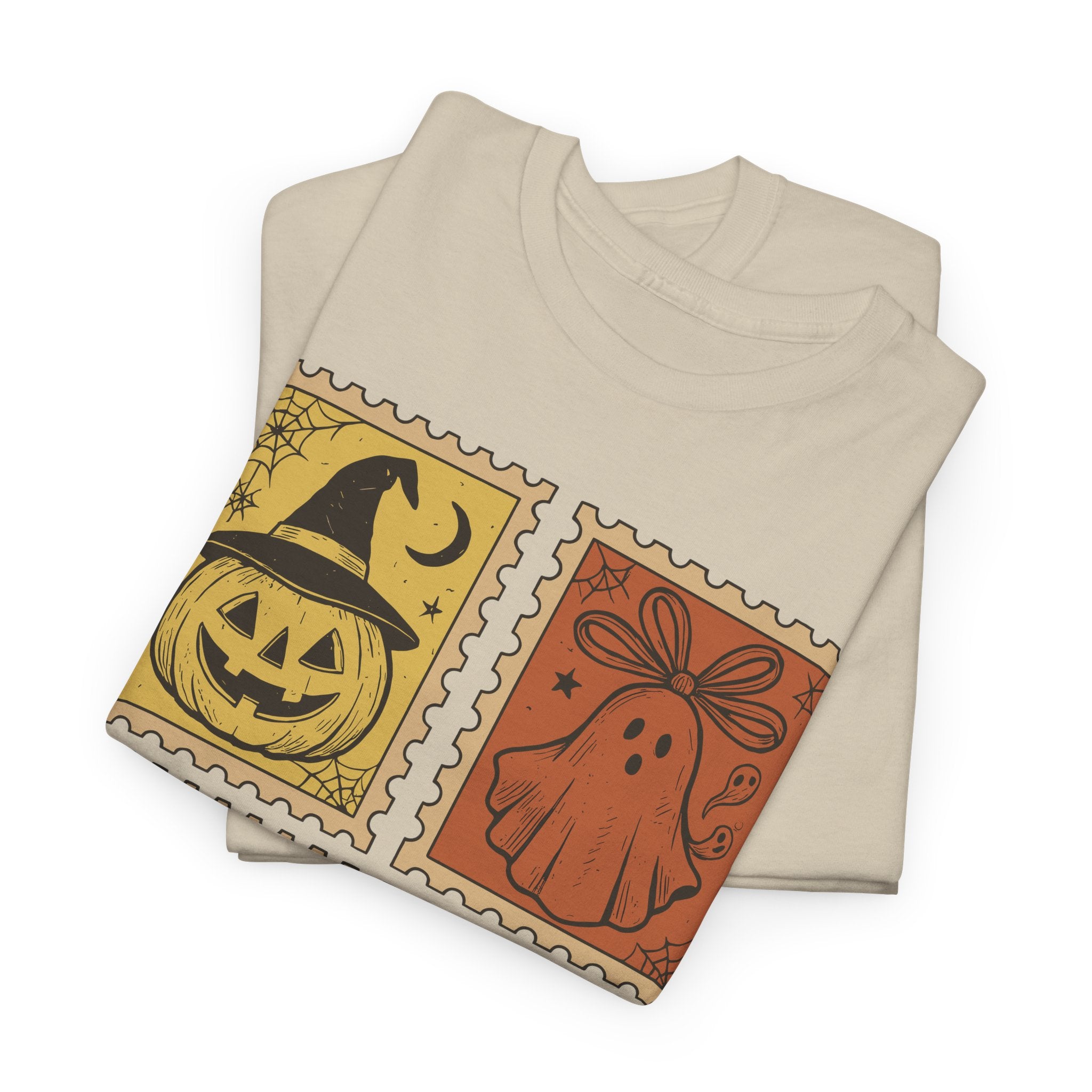 Halloween Stamp Collection Unisex Cotton Tee