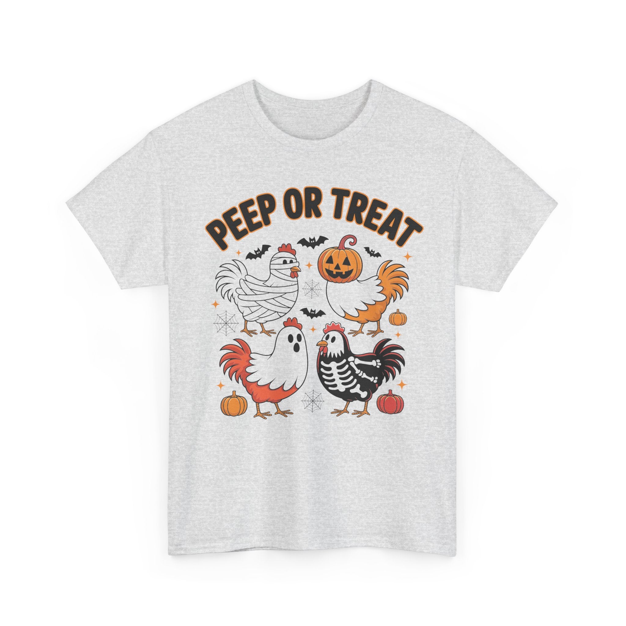Peep or Treat Halloween Unisex Cotton Tee