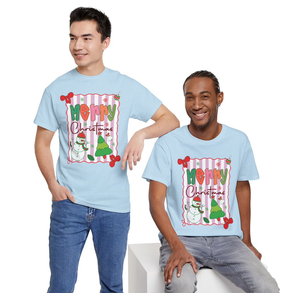 Christmas Snowman Unisex Cotton Tee