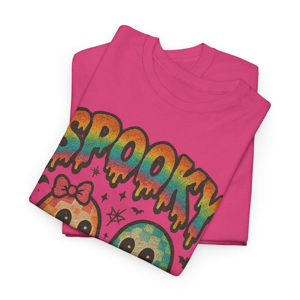 Spooky Pastel Ghosts Unisex Cotton Tee
