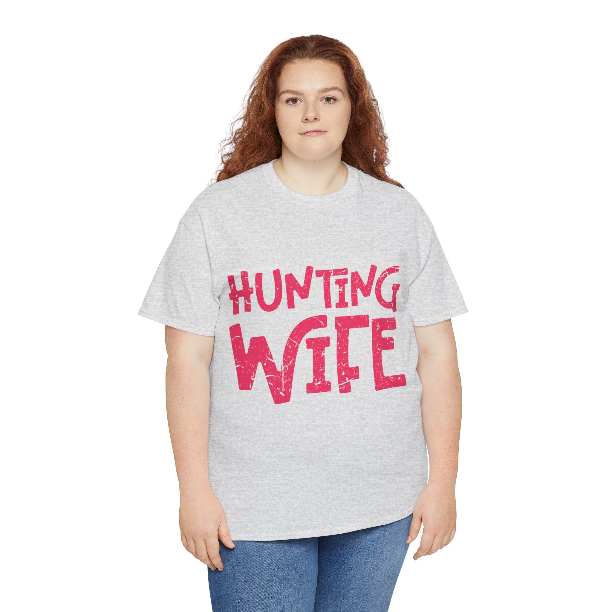 Hunting Season Vintage Badge T-Shirt — Rugged Orange Hunting Unisex Cotton Tee