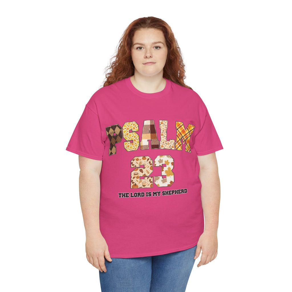 Psalm 23 Patchwork Unisex Cotton Tee