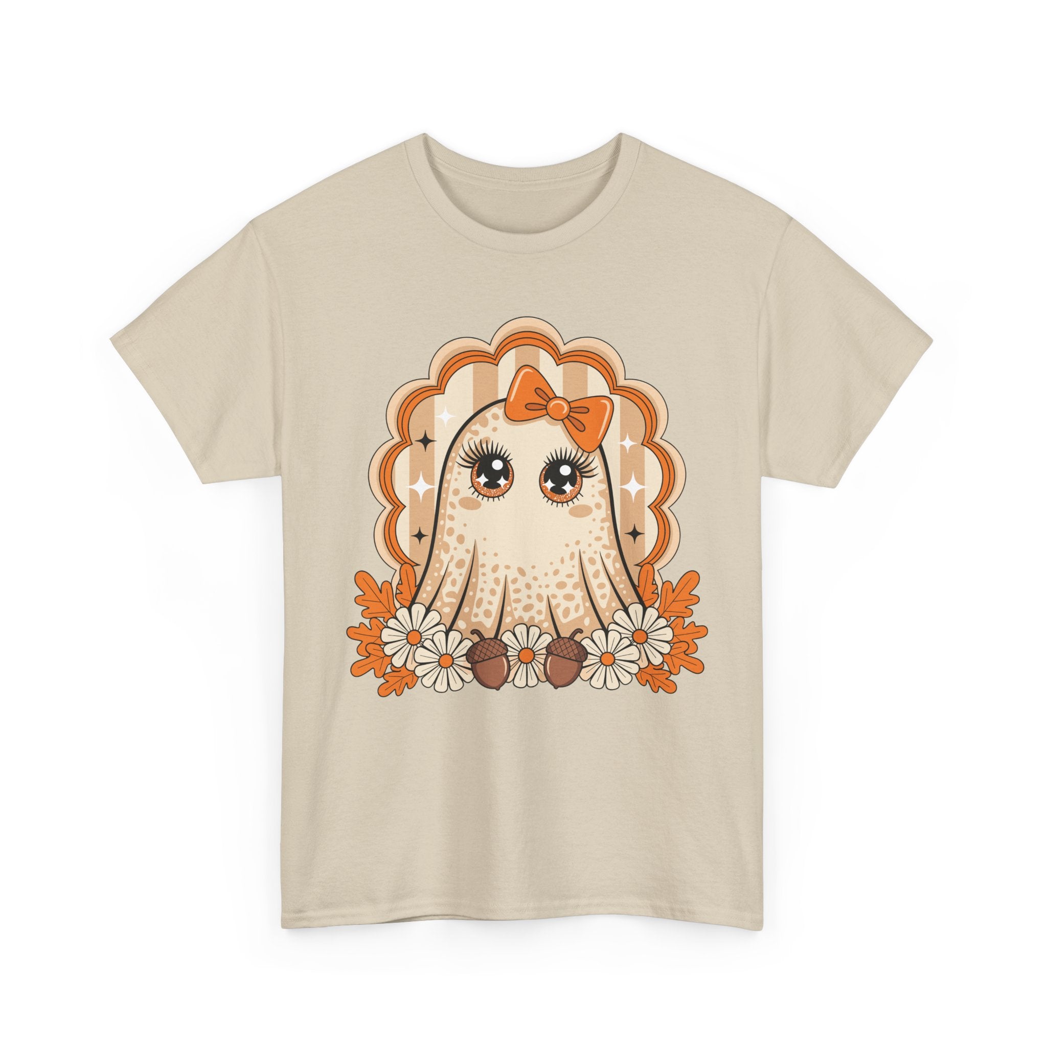 Ghost and Daisies Unisex Cotten Tee