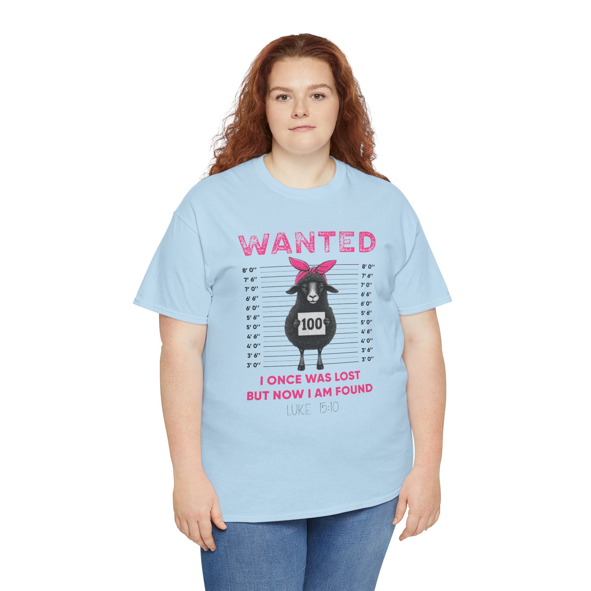 WANTED Black Sheep 'I Once Was Lost But Now I Am Found' Unisex Cotton T-Shirt