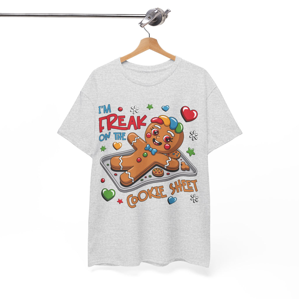 Gingerbread ‘I’m Freak on the Cookie Sheet’ Unisex Cotton Tee