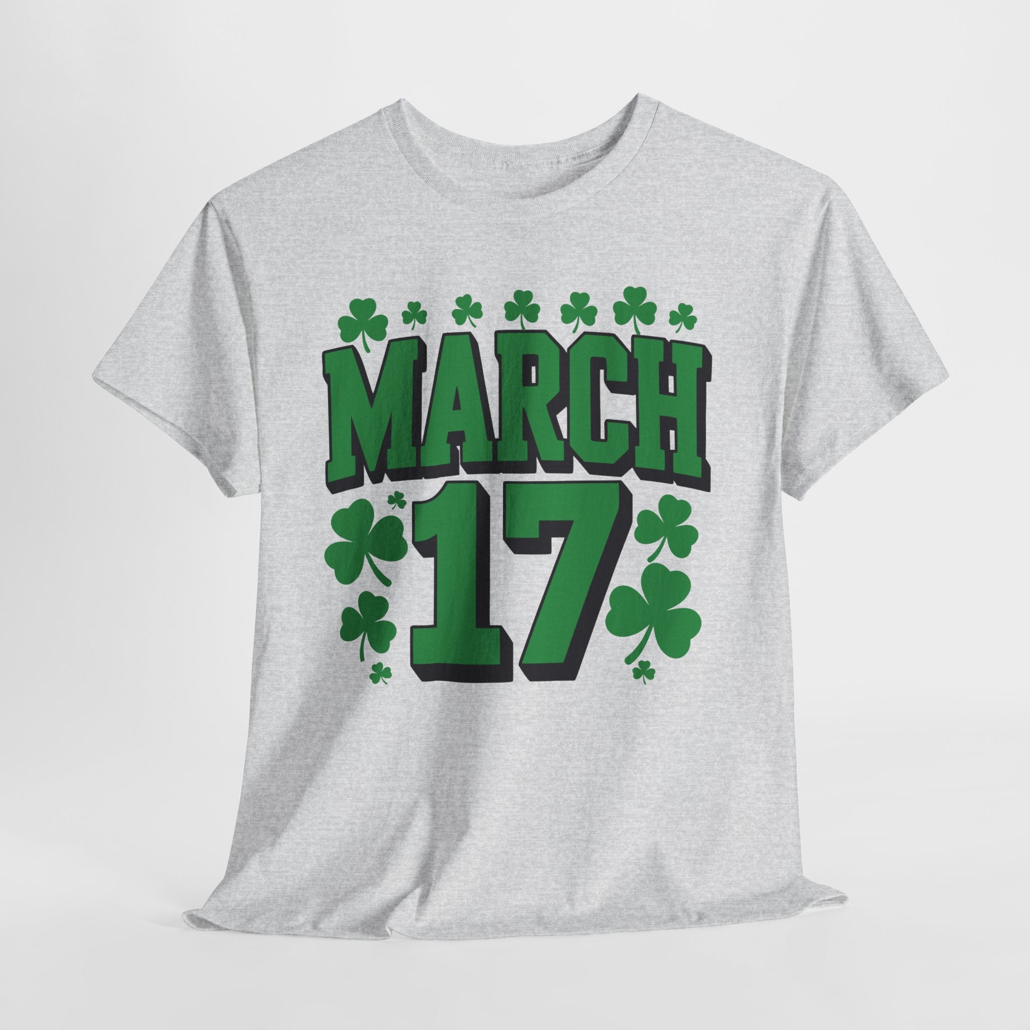 St. Patrick’s Day March 17 Shamrock Unisex Cotton T‑Shirt