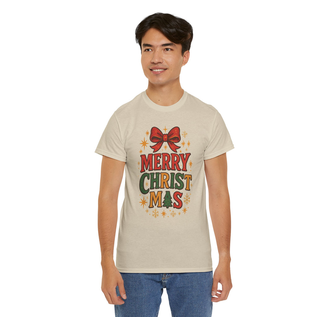 Merry Christmas Unisex Cotton Tee