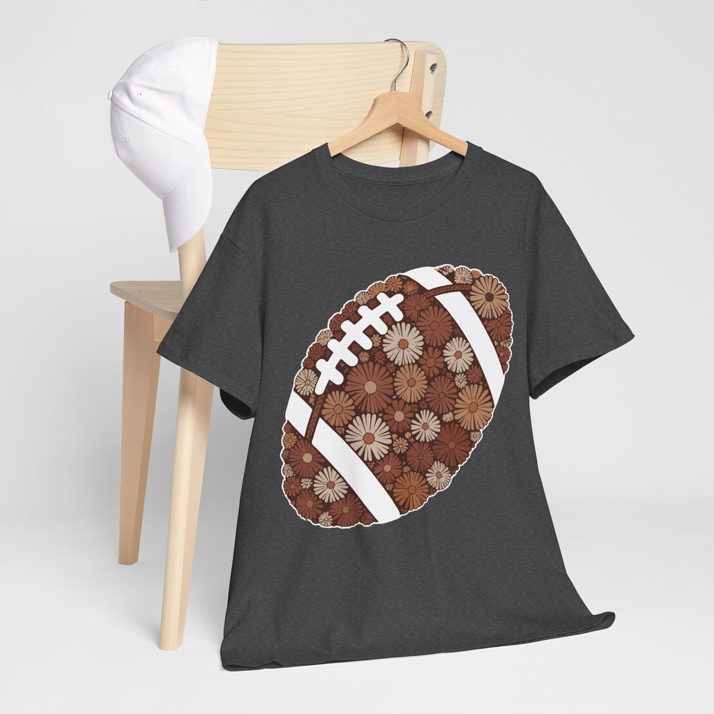 Game Day Touch Down Football Tee — Helmets, Flags & Cheer Icons Unisex Cotton Tee