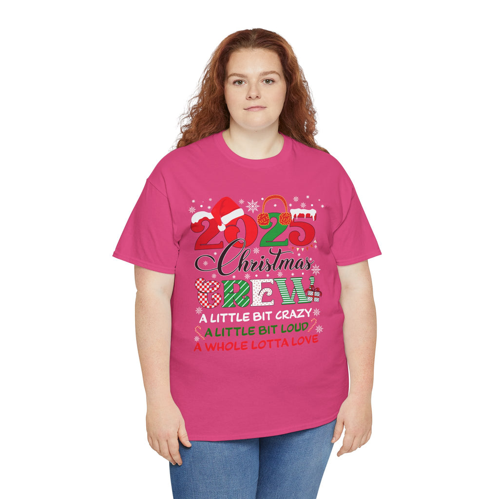 Christmas Crew 2025 Unisex Cotton Tee