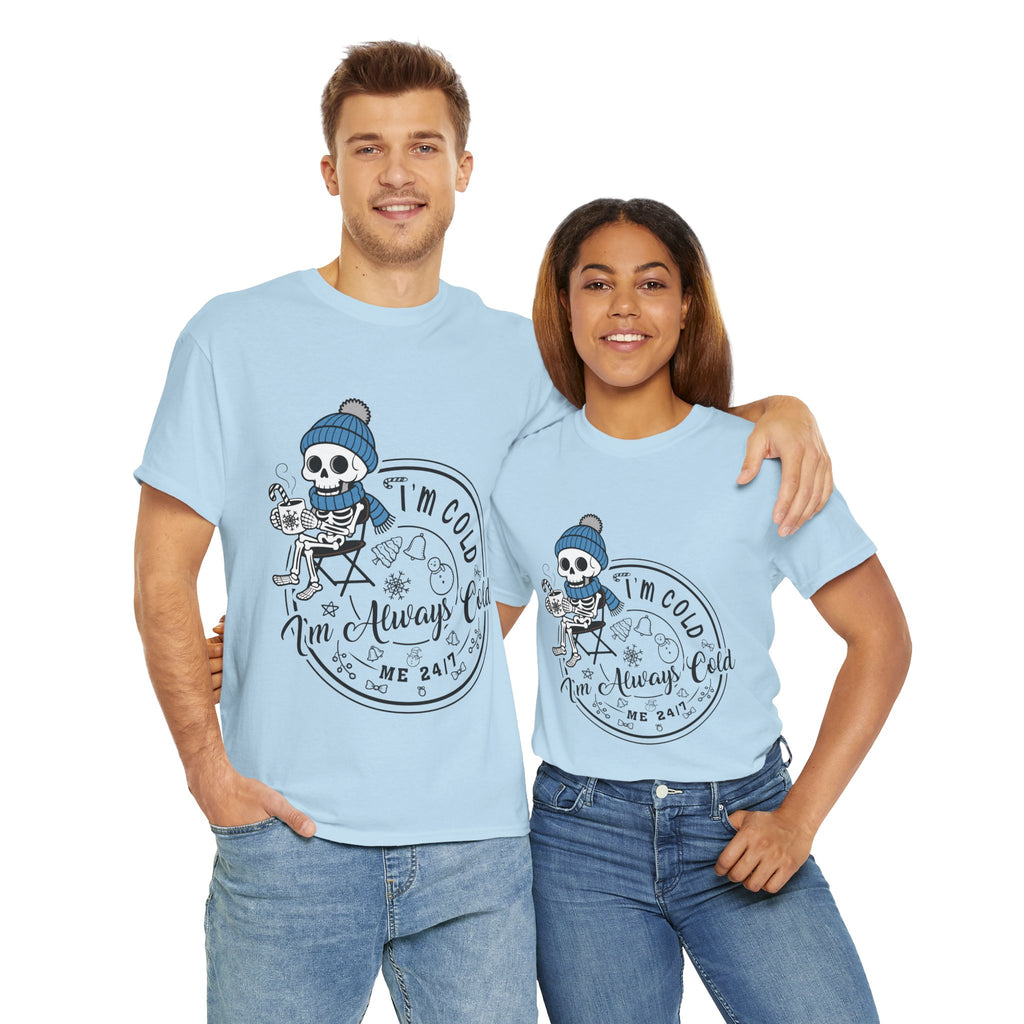 Cozy Skeleton Unisex Cotton Tee