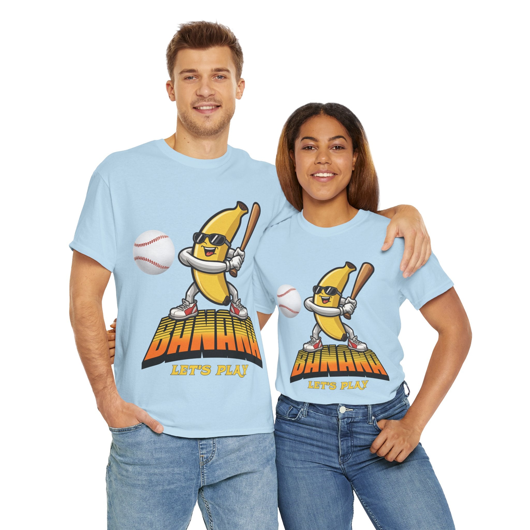 Banana Playing Baseball Tee