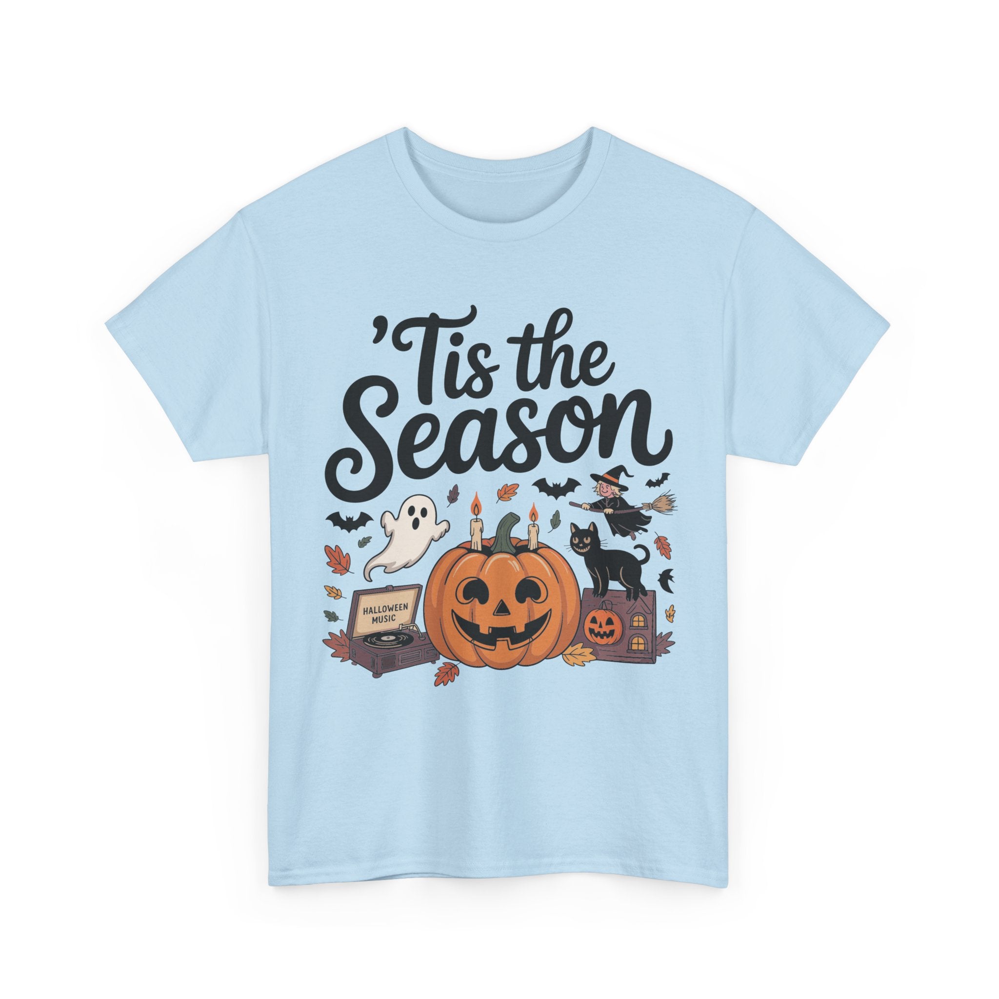 Holiday Season Unisex Cotton T-Shirt - Tis the Season Design
