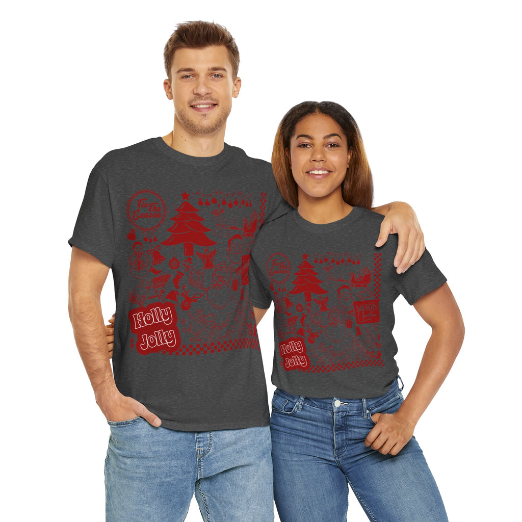 Christmas Festive Unisex Cotton T-shirt