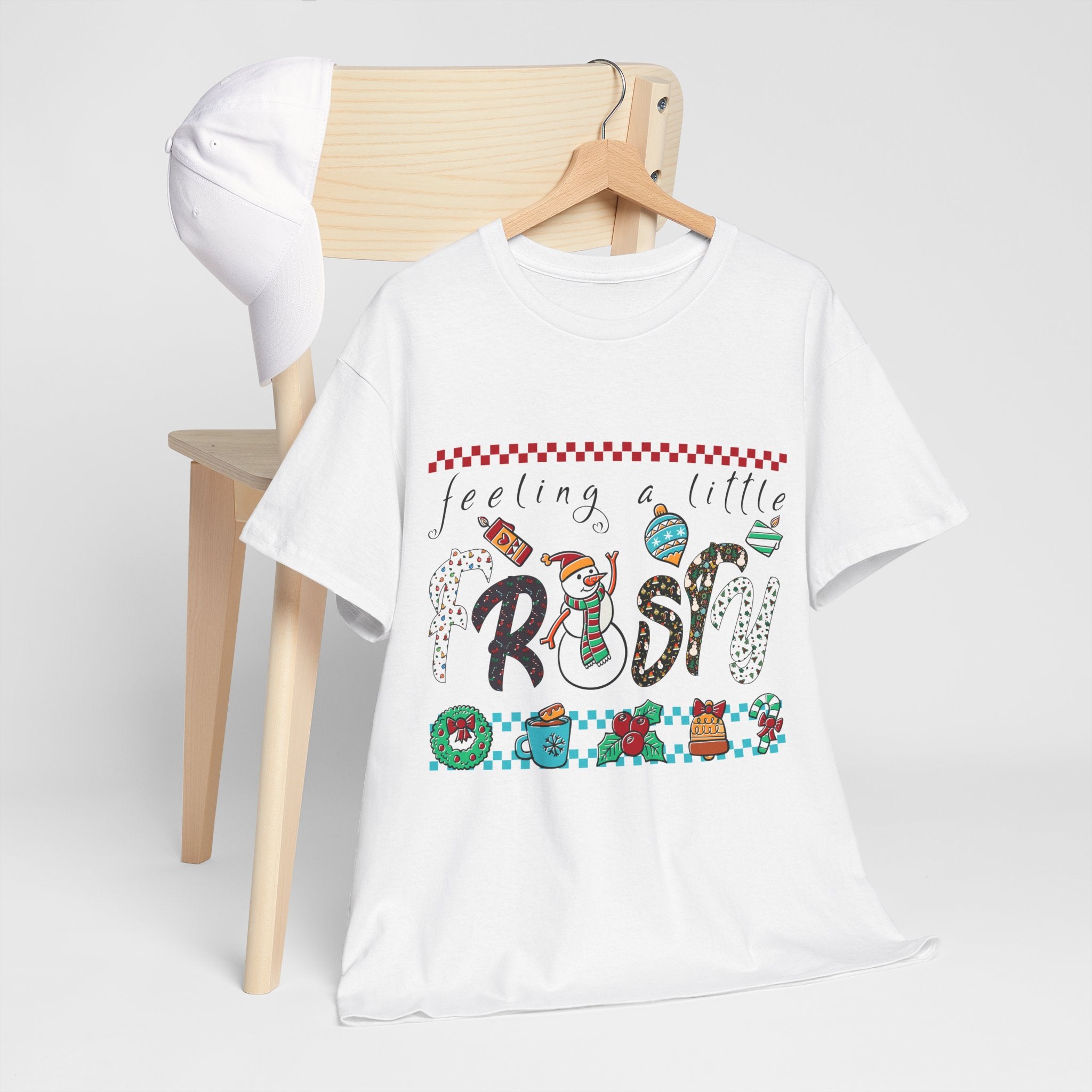 Christmas Frosty Unisex Cotton Tee