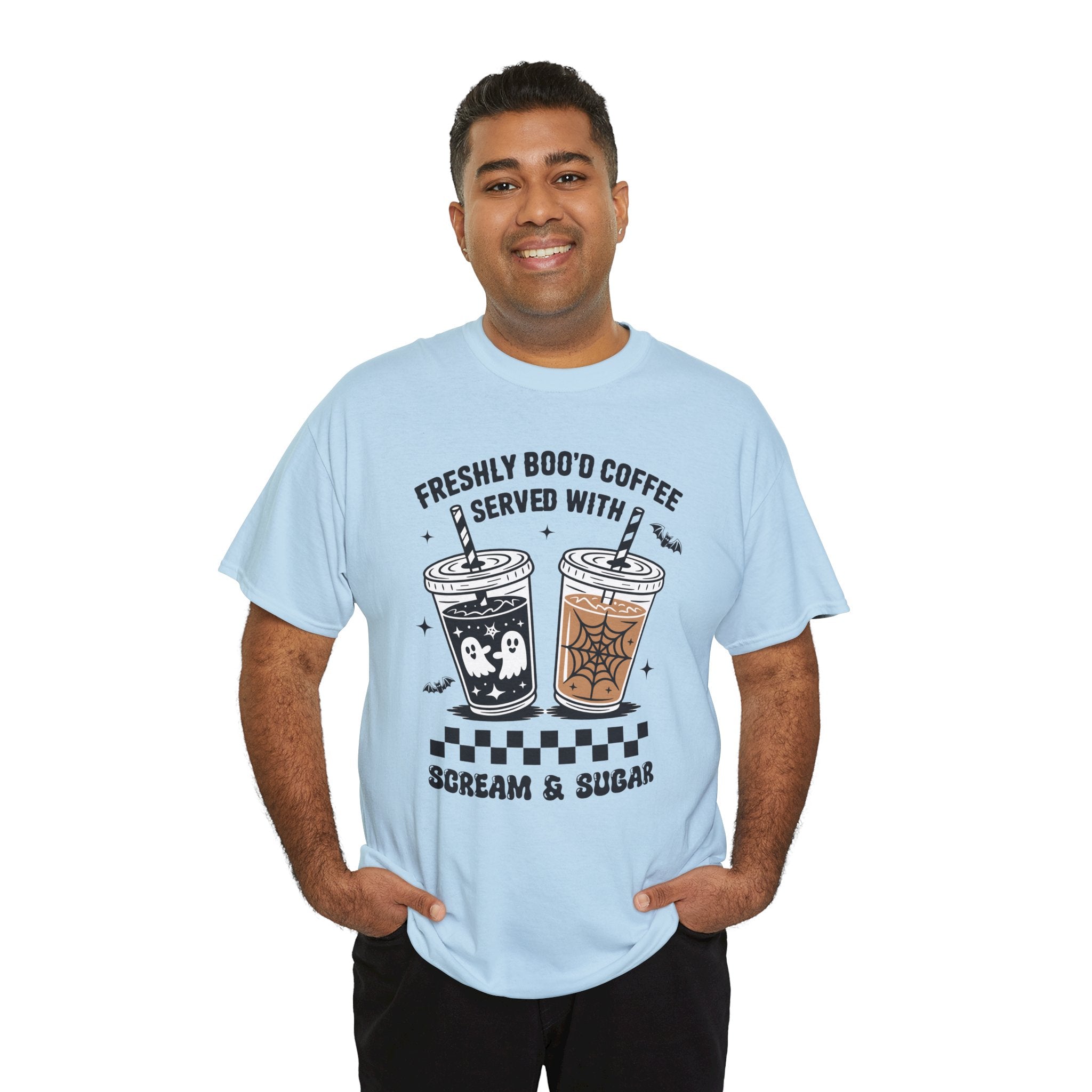 Halloween Iced Coffee Unisex Cotton Tee
