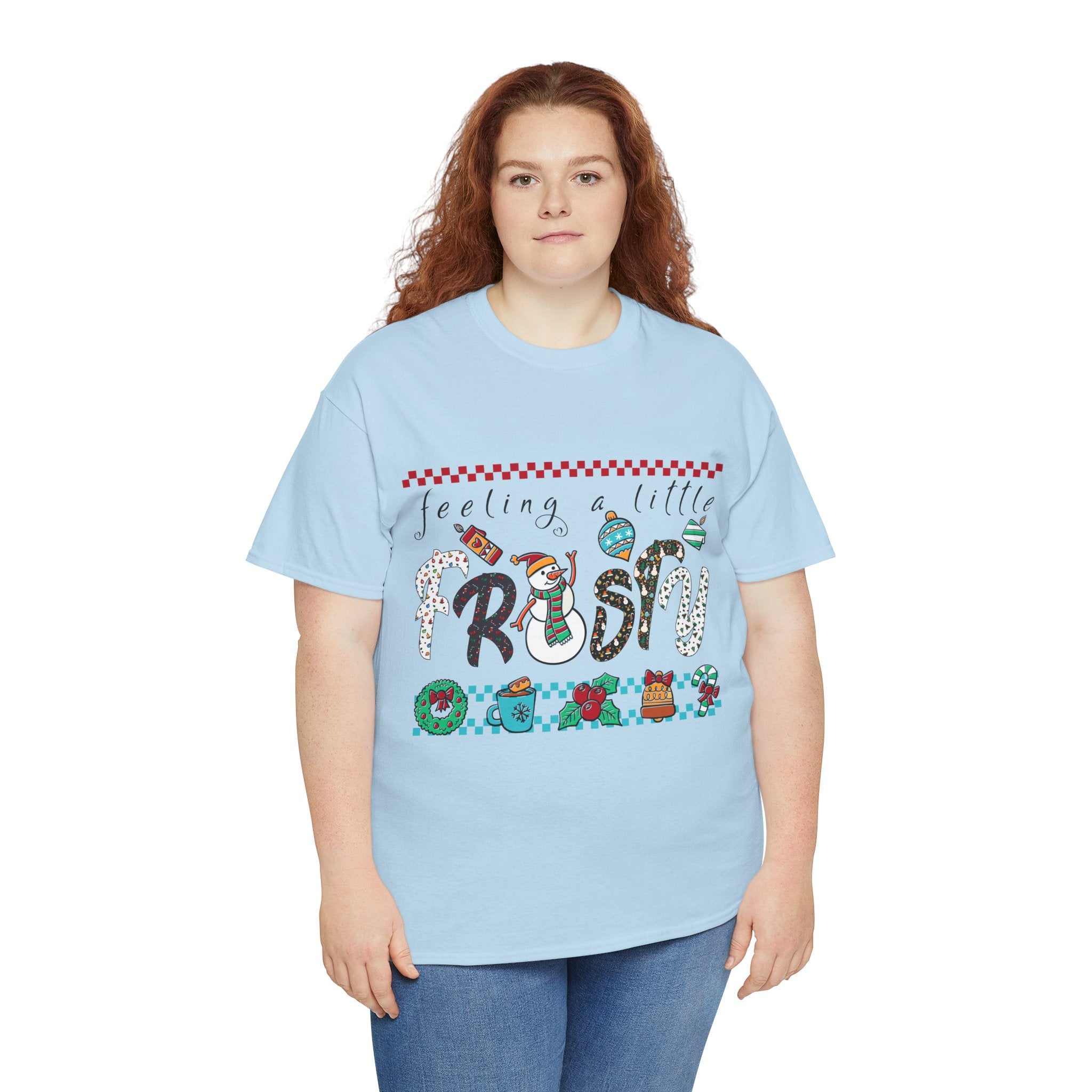 Christmas Frosty Unisex Cotton Tee