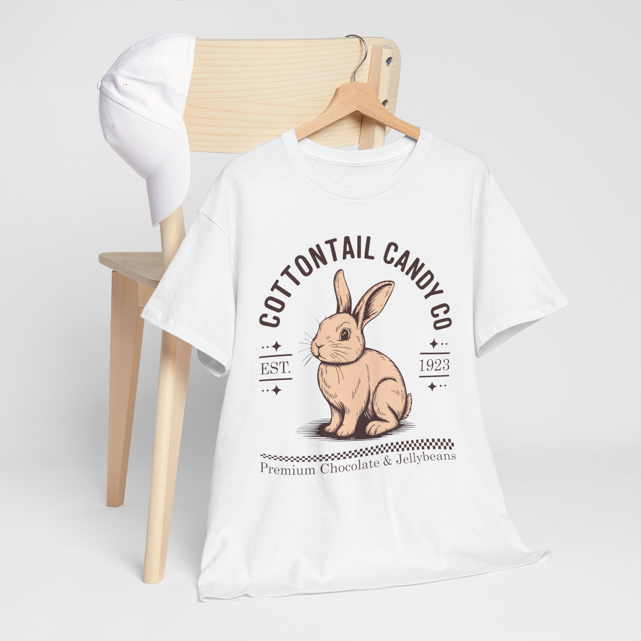 Cottontail Candy Co. Vintage Bunny Unisex Cotton Tee
