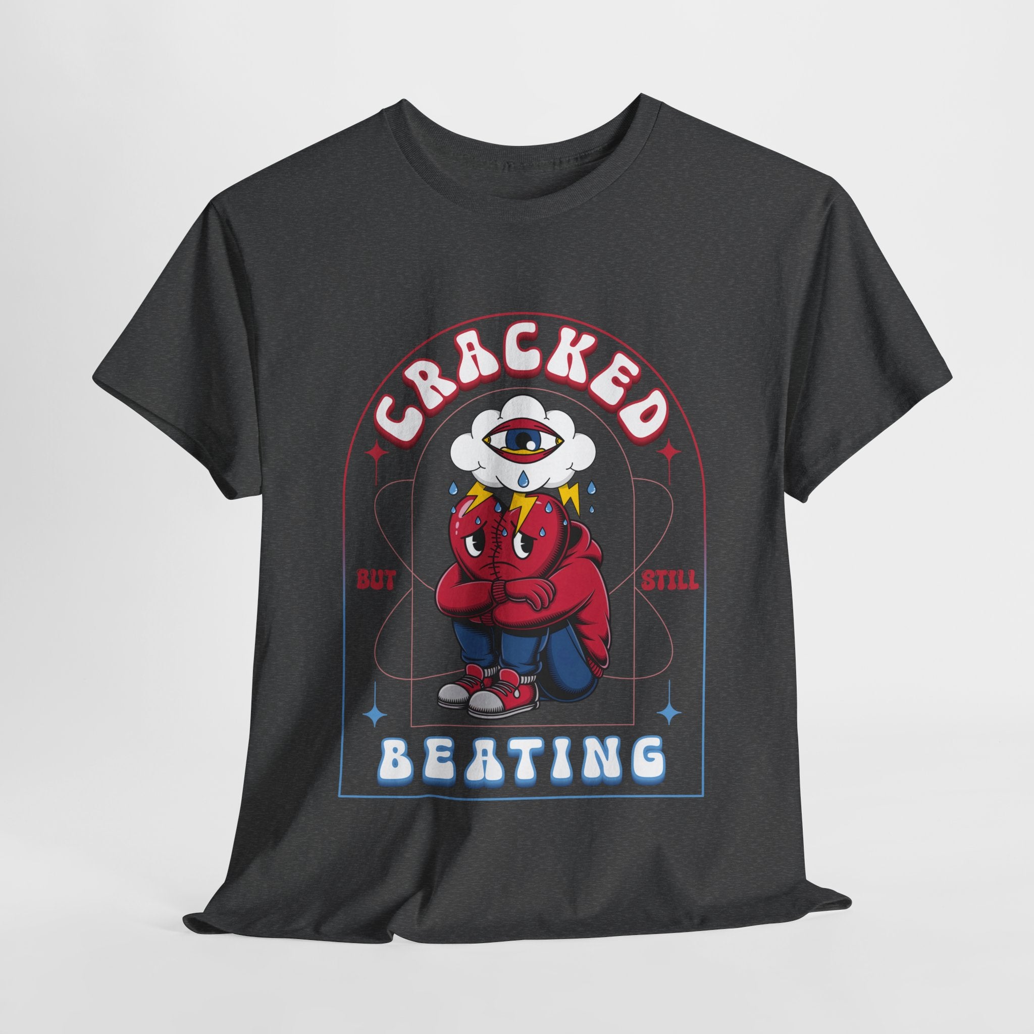 Cracked but still beating Tee