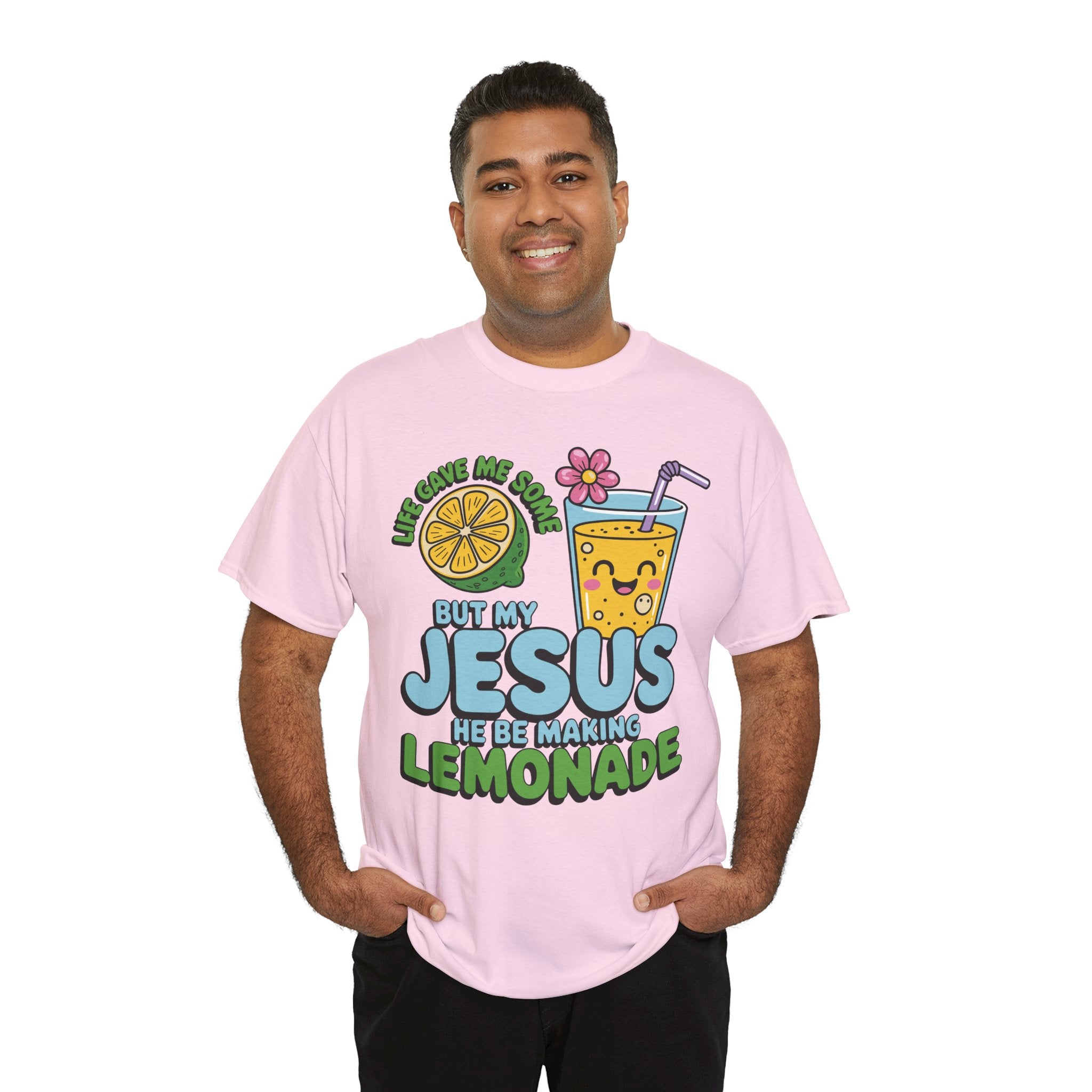 Christian Lemonade T‑Shirt — "Life Gave Me Some Lemons, My Jesus Makes Lemonade"Unisex Cotton Tee