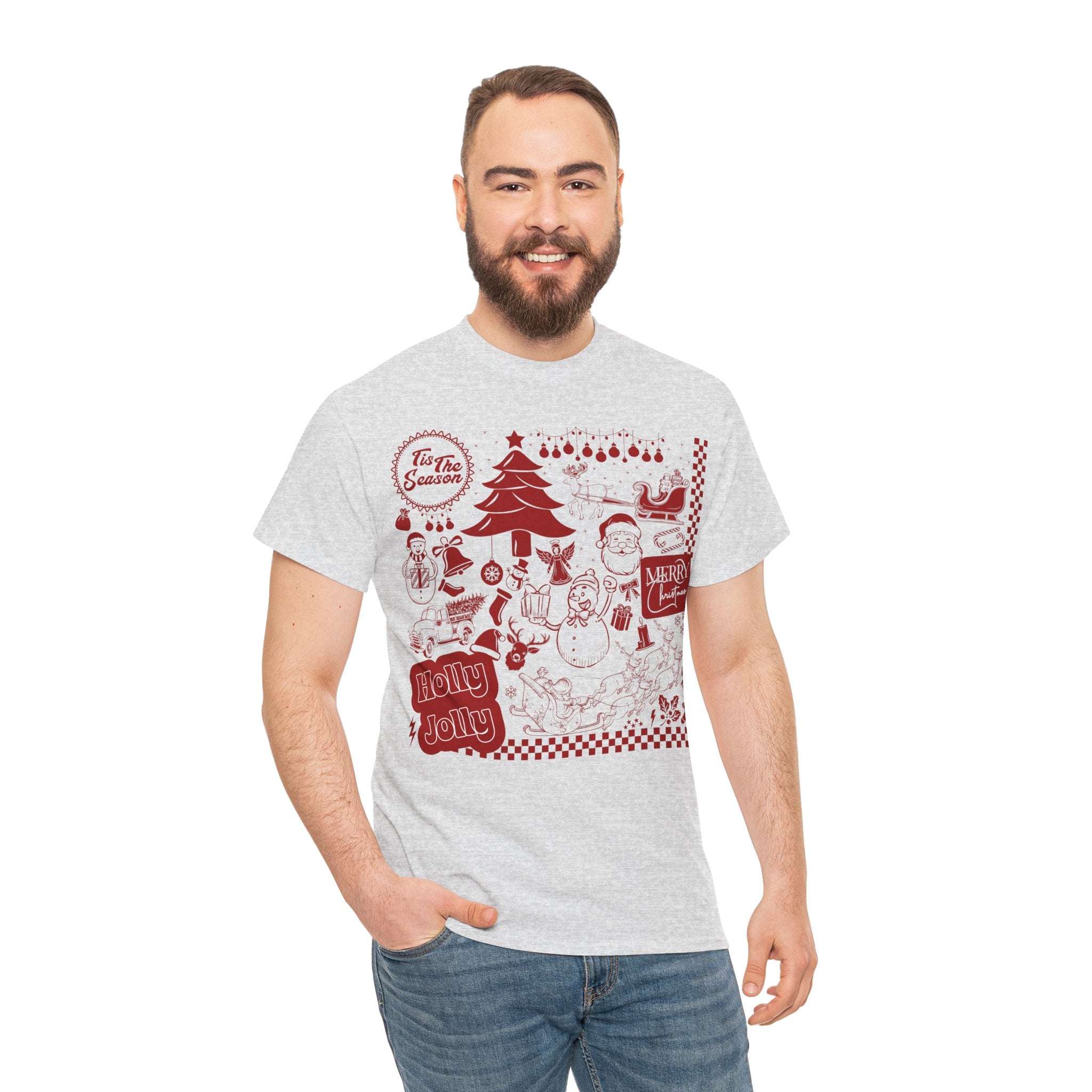 Christmas Festive Unisex Cotton T-shirt