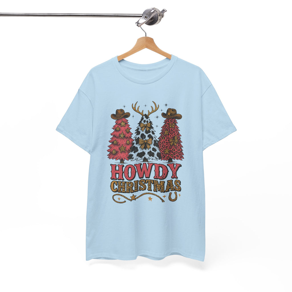 Western Christmas Unisex Cotton Tee