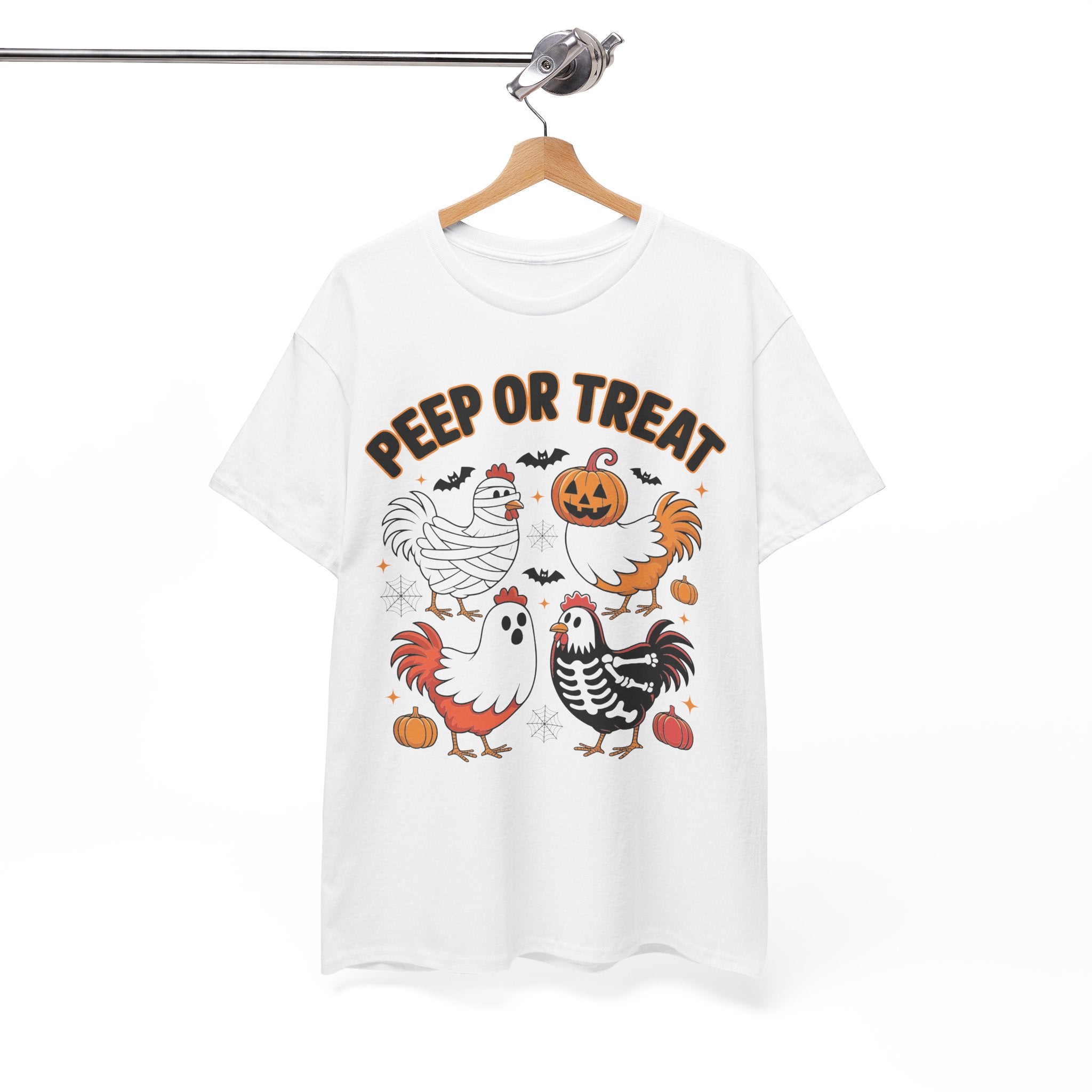 Peep or Treat Halloween Unisex Cotton Tee