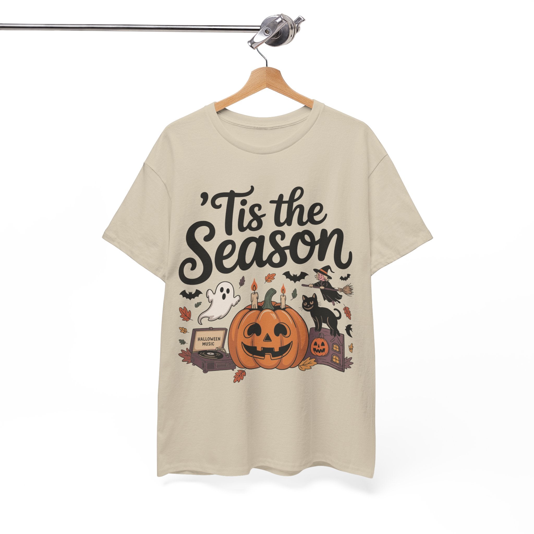 Holiday Season Unisex Cotton T-Shirt - Tis the Season Design