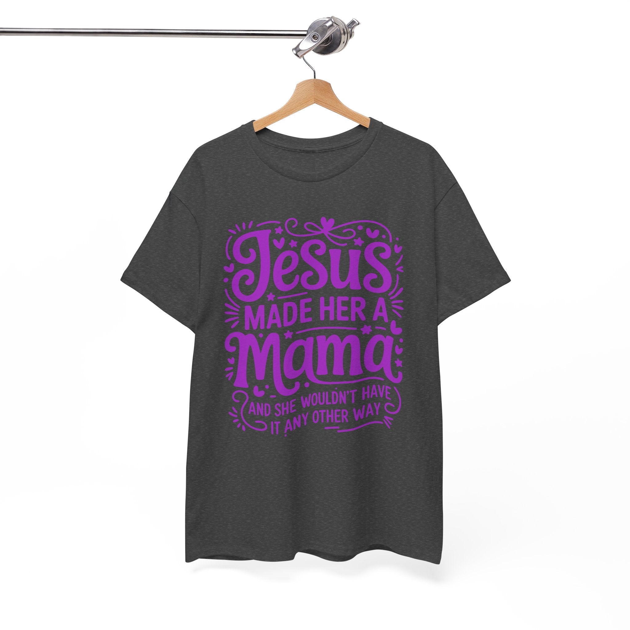 Jesus Made Her a Mama — Christian MamaUnisex Cotton T-Shirt
