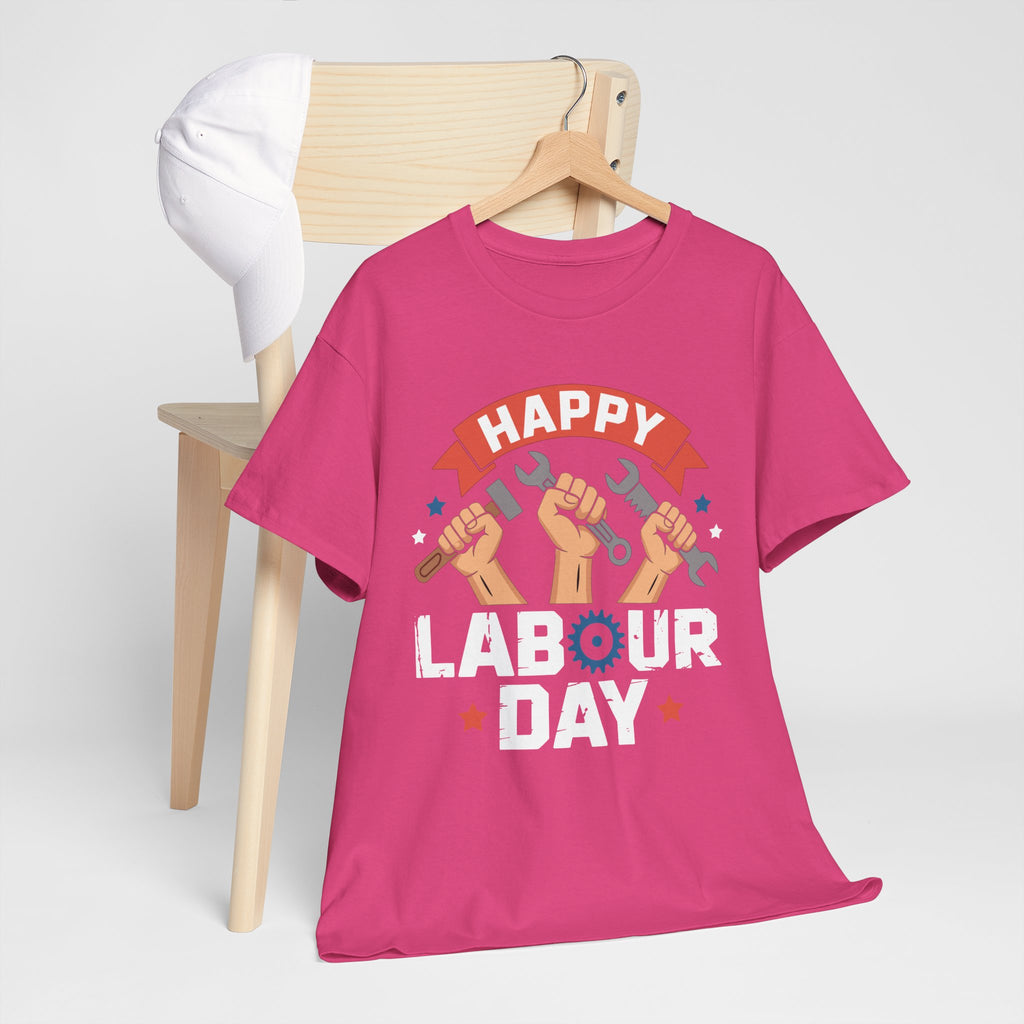 Happy US Labour Day Unisex Heavy Cotton T-Shirt