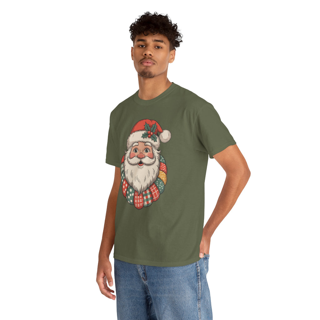 Vintage Santa Unisex Cotton Tee
