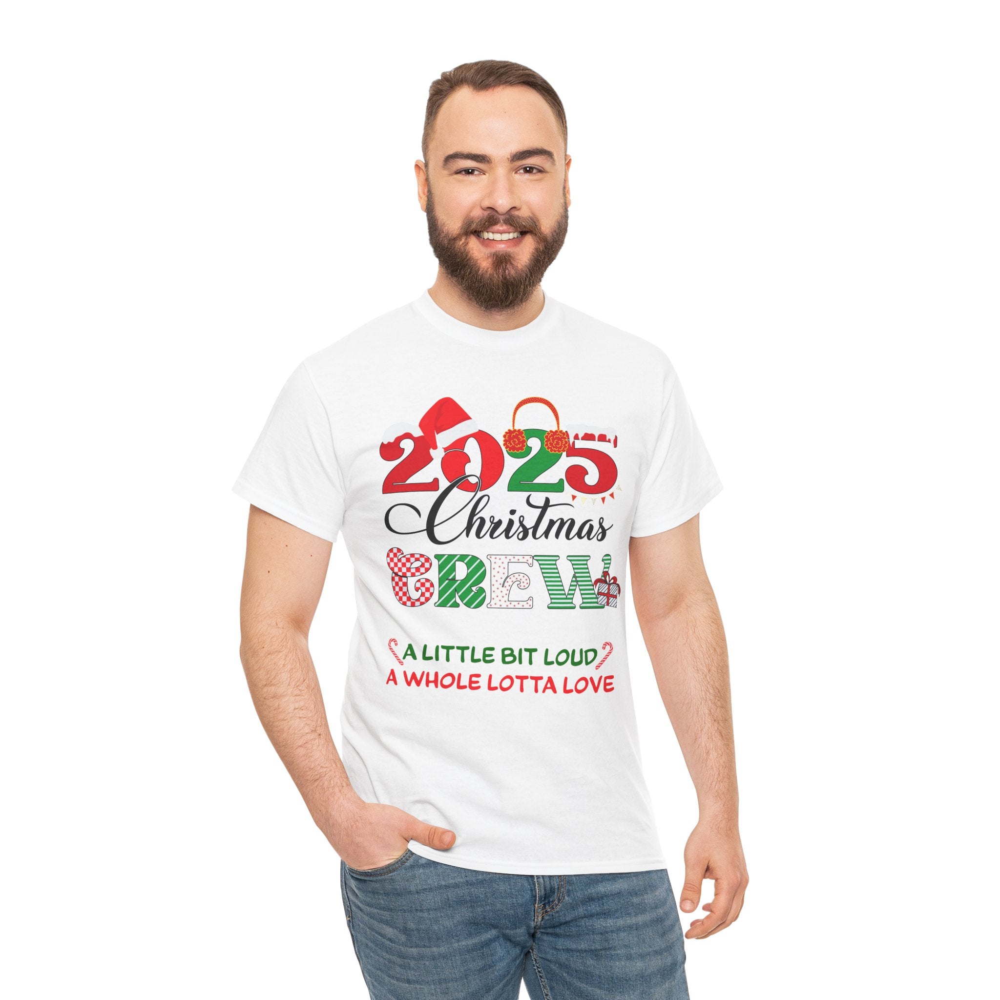 Christmas Crew 2025 Unisex Cotton Tee