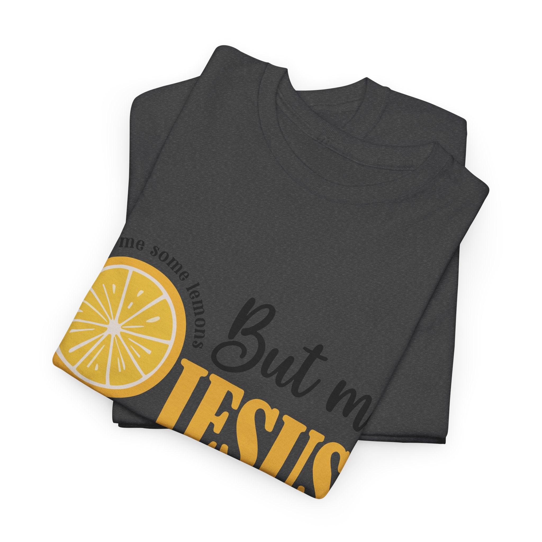 Jesus Lemonade Tee — Lemon Slice & Glass Graphic Christian Unisex Cotton T-Shirt