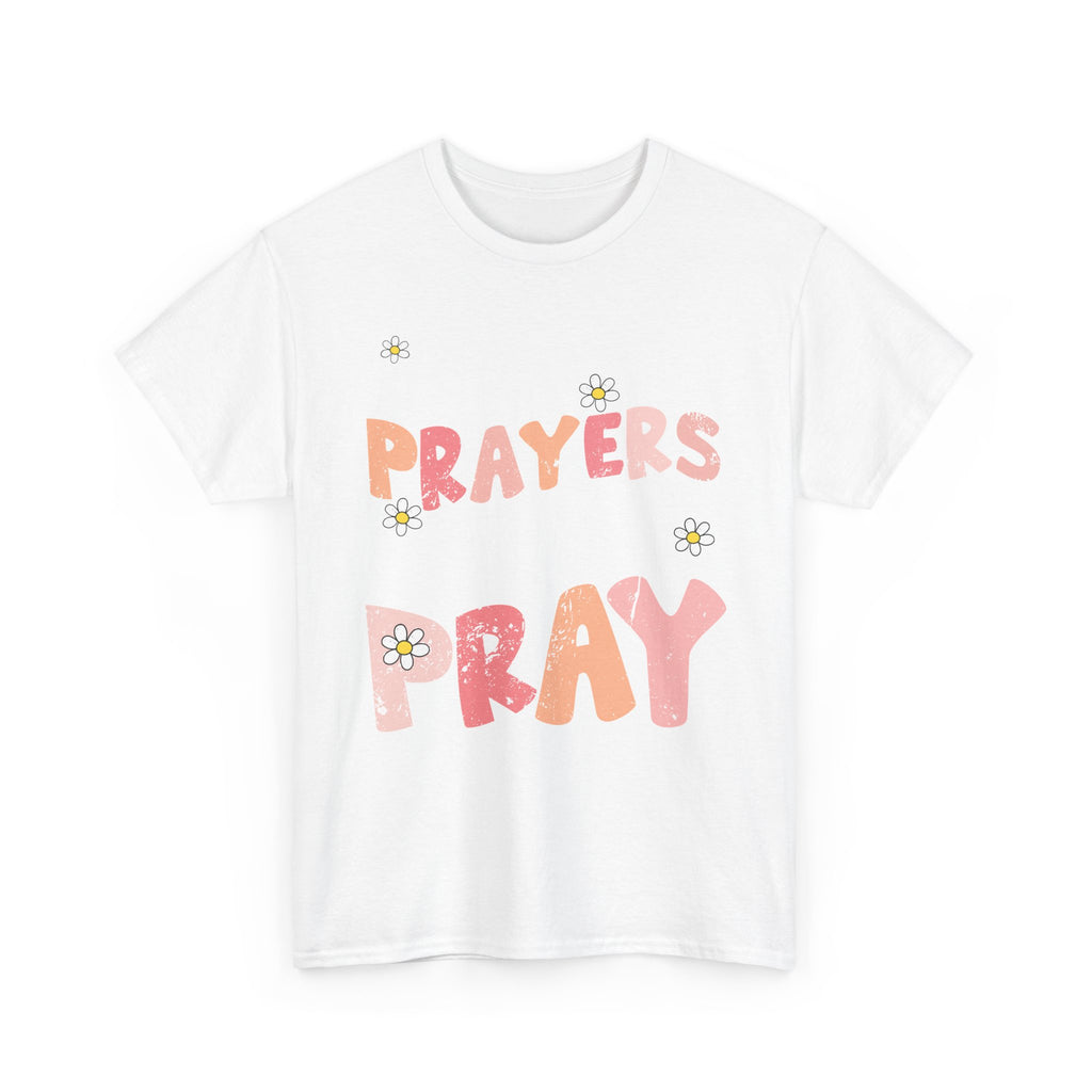 “Living the Prayers I Used to Pray” Daisy Unisex Cotton T-Shirt