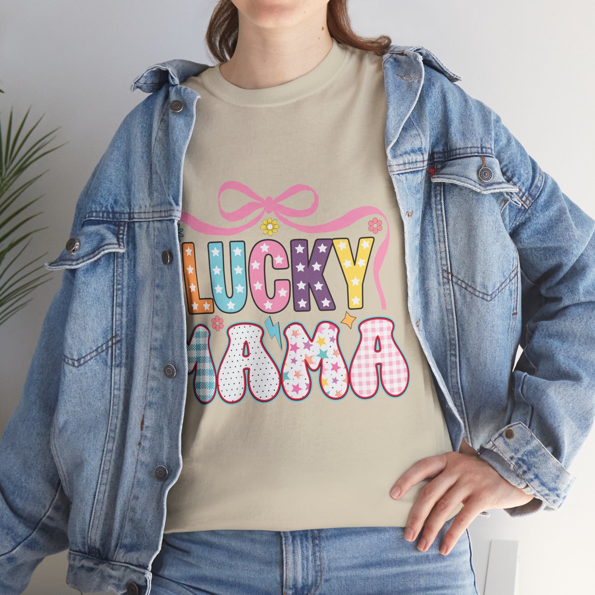 Lucky Mama Unisex Cotton Tee