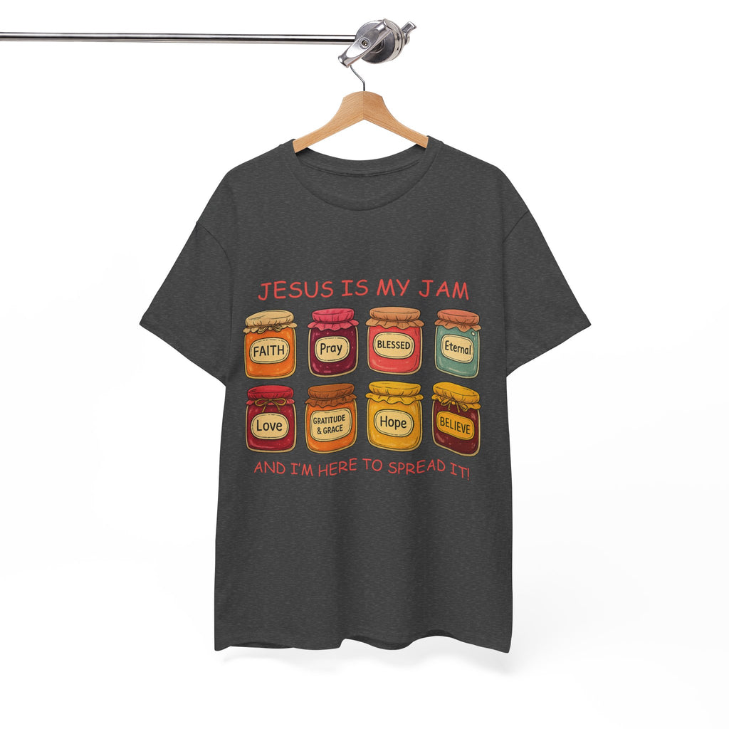 Jesus Is My Jam T-Shirt — Christian Faith Jam Jar Unisex Cotton Tee