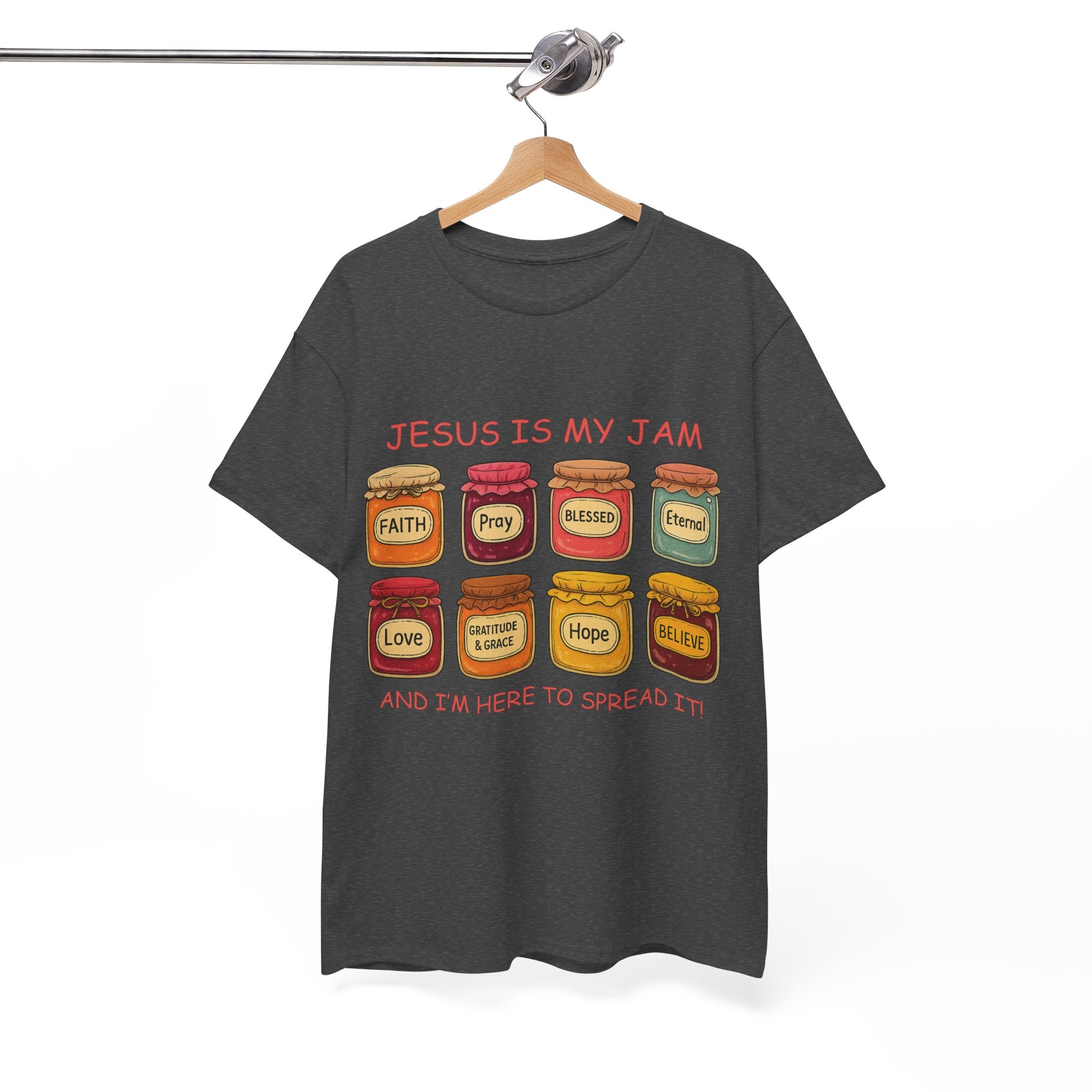 Jesus Is My Jam T-Shirt — Christian Faith Jam Jar Unisex Cotton Tee