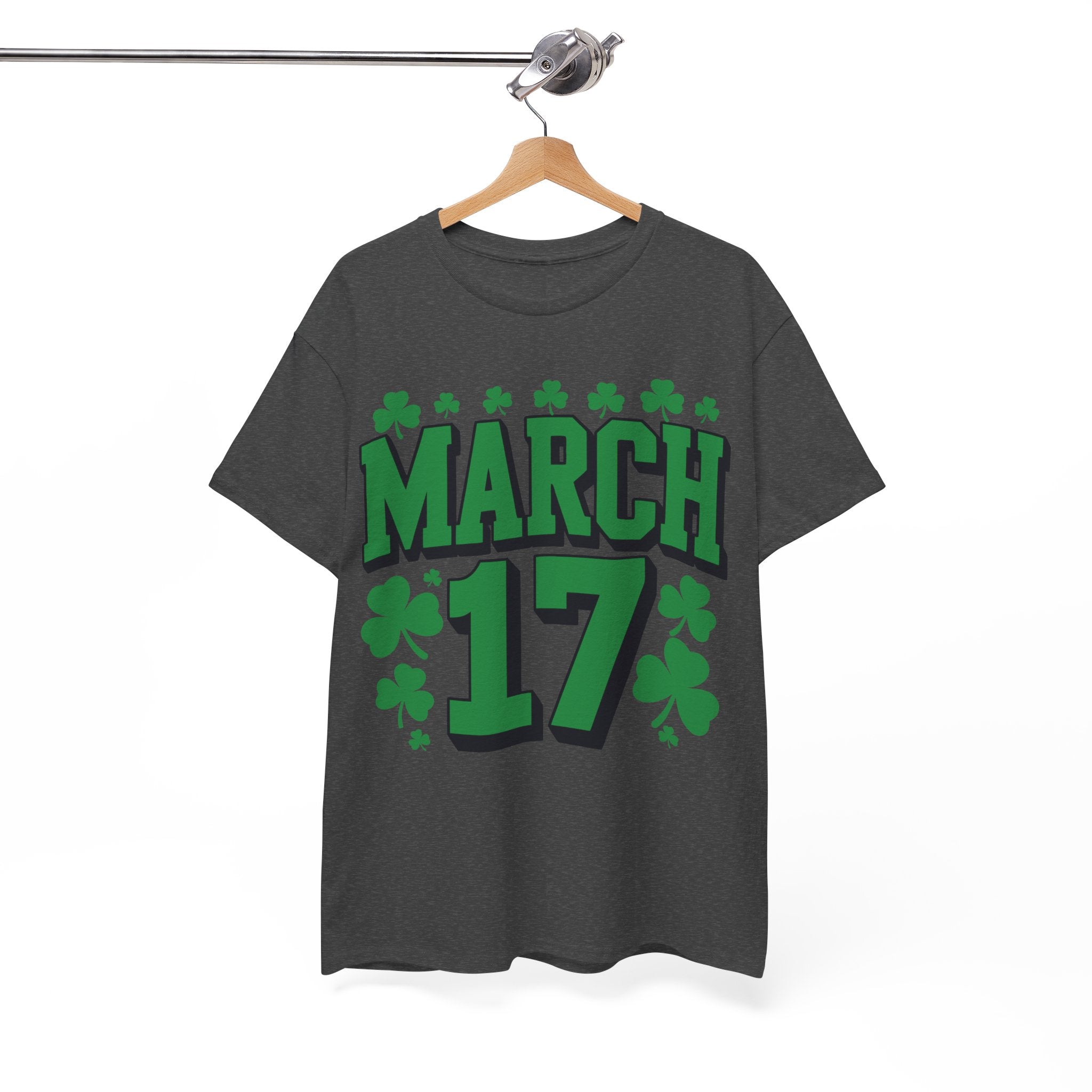 St. Patrick’s Day March 17 Shamrock Unisex Cotton T‑Shirt